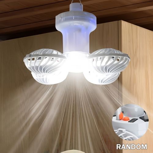 Solar Emergency Fan Light