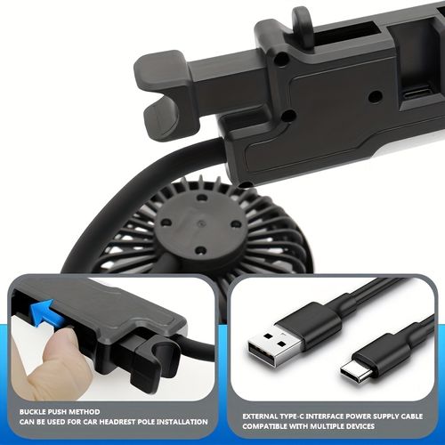 Cooling Fan for The Back Seat of Your Car