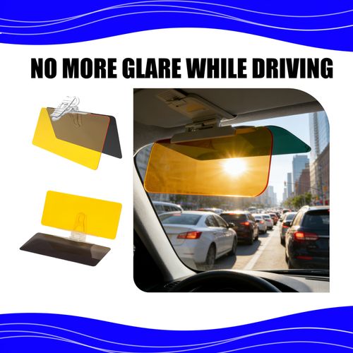 2-in-1 HD Car Anti-Glare Sun Visor