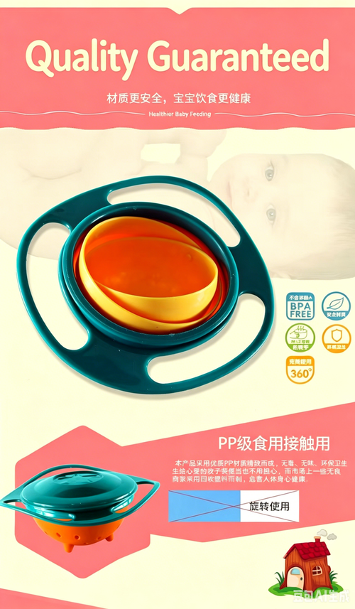 Kids Anti-spill Balance Bowl