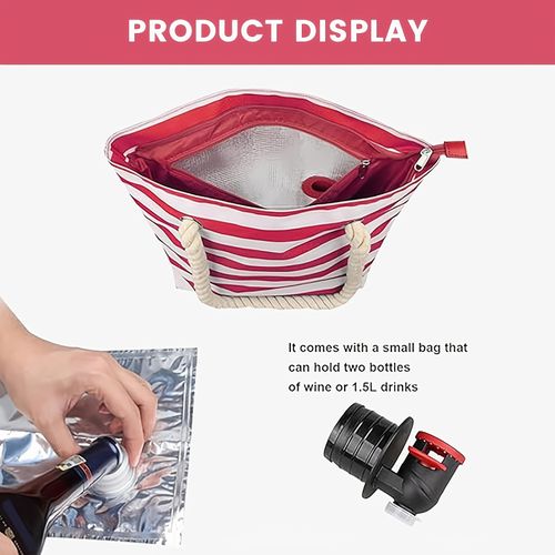Insulated Beverage Tote Bag