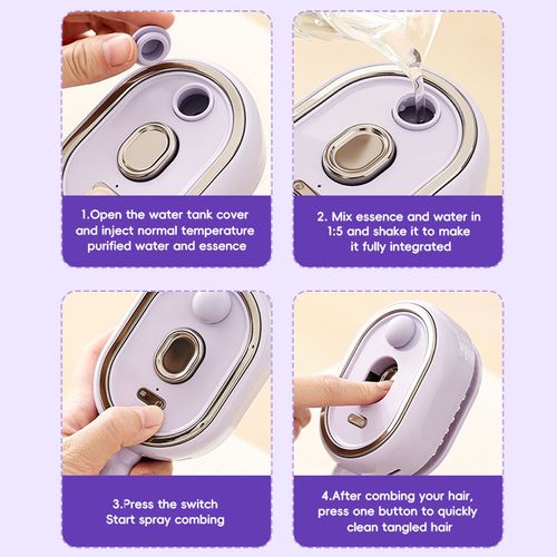 Spray Massage Comb Hair