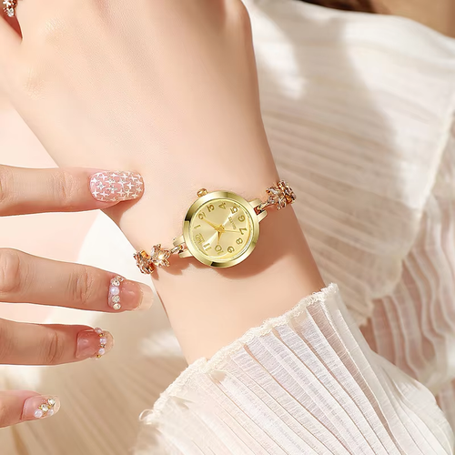 Ladies' watch brand, retro rhinestone quartz strap, ladies' watch, luxury watch, ladies' watch