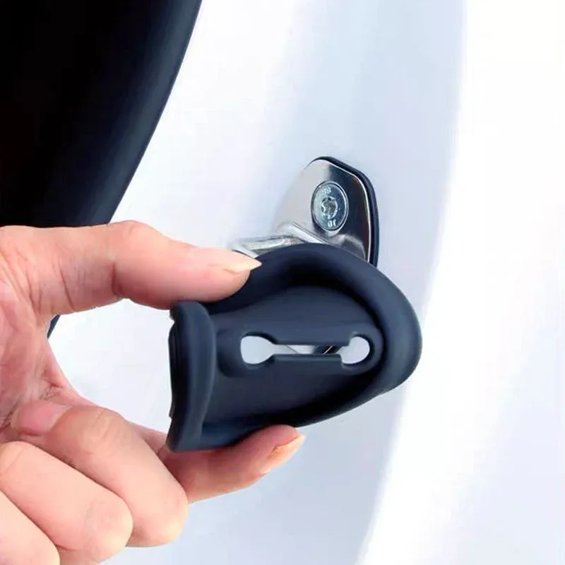 Car Door Lock Silicone Cover - Sound Dampening Pad(4 PCS)