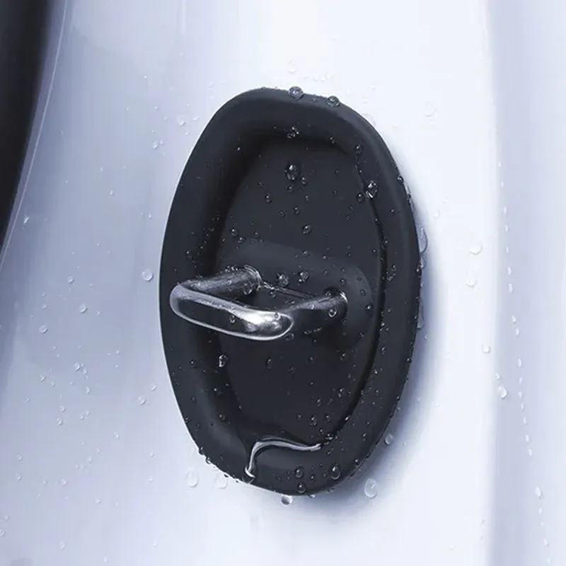 Car Door Lock Silicone Cover - Sound Dampening Pad(4 PCS)