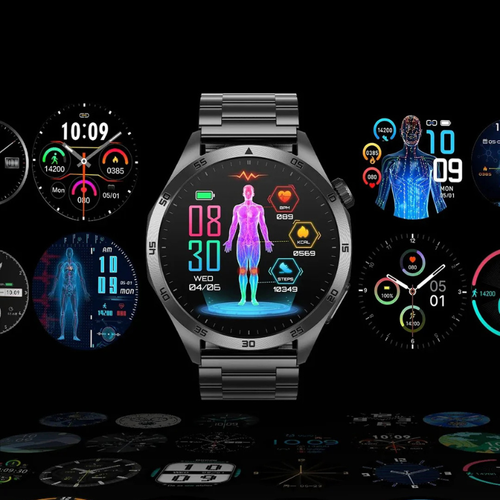 2025 New Laser ECG PPG Heart Rate Health Tracker Smart Watch