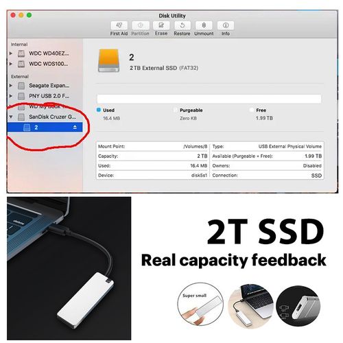 New Upgraded Portable SSD - Plug and Play