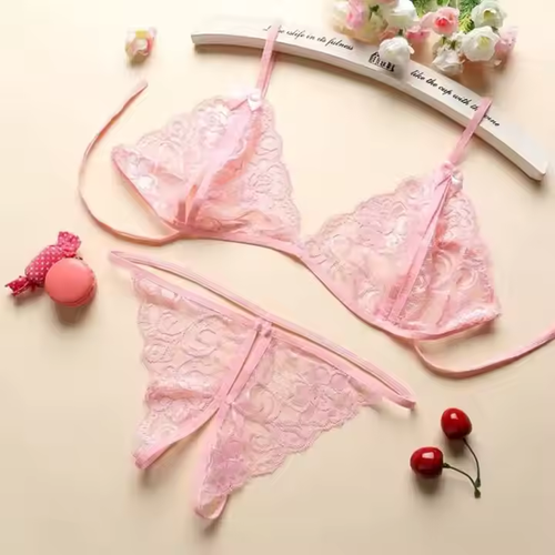 Buy 1 Get 4 Free🔥🔥Porn Sexy Women Lace Tulle Lingerie Set💋✨