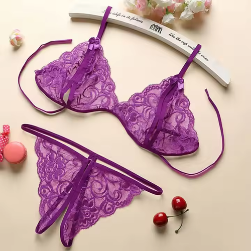 Buy 1 Get 4 Free🔥🔥Porn Sexy Women Lace Tulle Lingerie Set💋✨