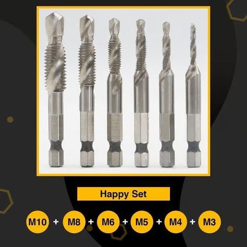 🔥 🔥 🔥Thread Tap Drill Bits 6Pcs Set