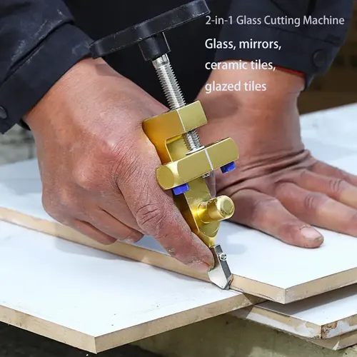 🔥🔥🔥Professional 2-in-1 Ceramic & Glass Tile Cutter - Portable Construction Hand Tool for Perfect Cuts