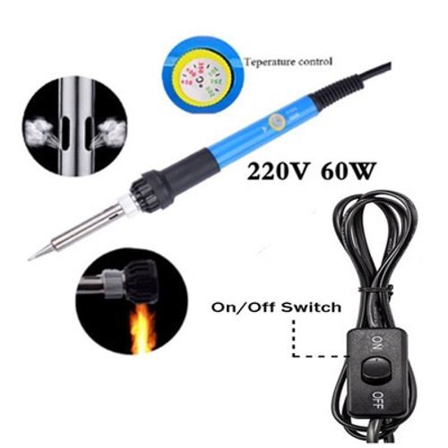 🔥🔥🔥60w Nine-in-One Electric Welding Kit with Temperature Adjustment and Switch, Soldering Iron Electronic Repair Tool and Household Solder Set