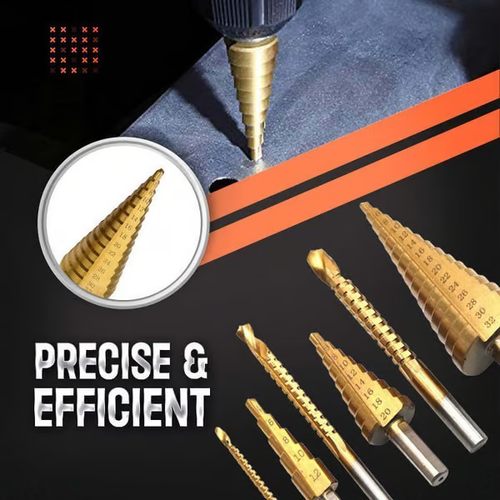 🎁New Style Sale🎁 - ⏰Promotion 49% OFF💥6 PCS HSS Titanium Coated Drill Bit Set