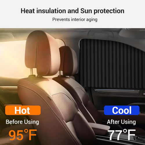 50% OFF🔥Universal Magnetic Car Side Window Privacy Sunshade