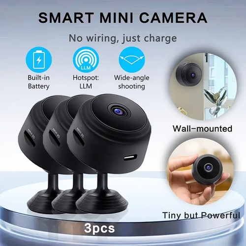 Wireless Remote Monitoring Camera, 1080P HD, 2.4G WiFi, Wide-angle Monitoring, Remote Viewing, With Battery (180MA), Used For Home Security WiFi Monitoring Camera