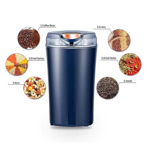 Moinho de grãos de café portátil em aço inoxidável ajustável com acessórios de cozinha