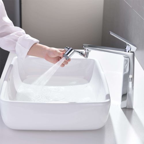 Extensor de torneira rotativo 1080 para lavatório de casa de banho