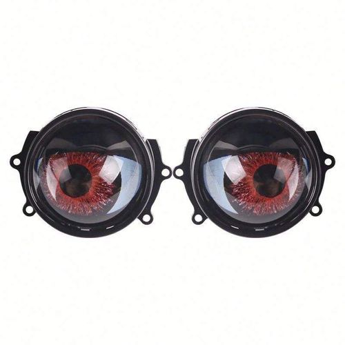 Farol Demon Eye 12V Farol Adequado para qualquer modelo de carro ou moto 1 (vermelho)