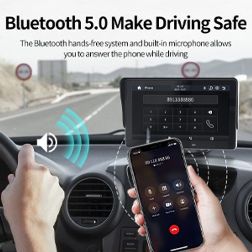 Ecrã portátil carplay de 7 polegadas ecrã carplay portátil totalmente laminado