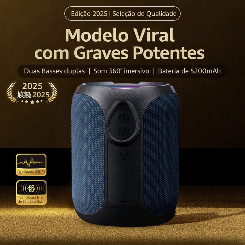 X5 PRO Altifalante — O Rei do Som que Derruba Muros em Angola!