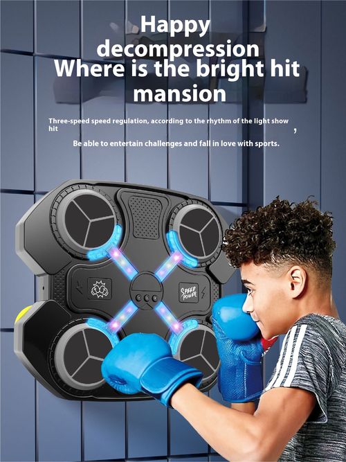 Children's smart music boxing target electronic Bluetooth trainer sports fitness boy toy