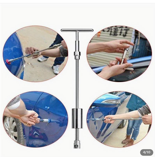 Car Dent Puller Tool, T-Dent Repair Kit, Auto Body Sheet Metal Slide Hammer