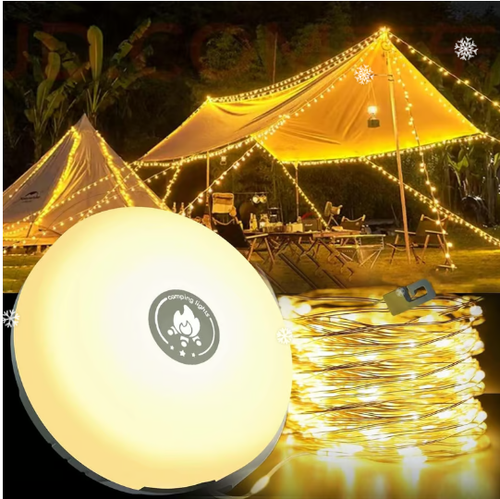 🔥Outdoor lighting camping lantern roll atmosphere light