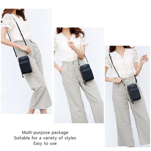 Ladies Mobile Phone Bag PU Wallet Cross-body Bag Mini Bag