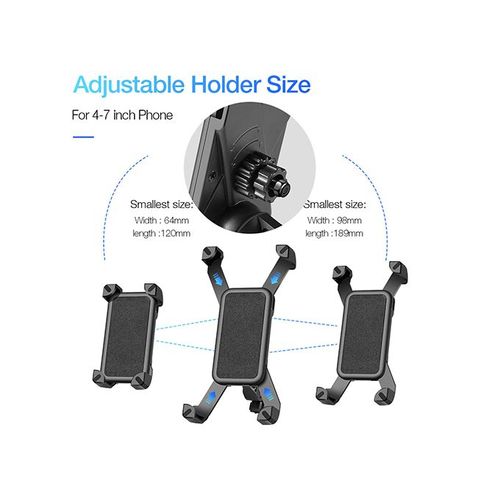 Bike Motorcycle Navigation Phone Stand Dimensions 10-18cm