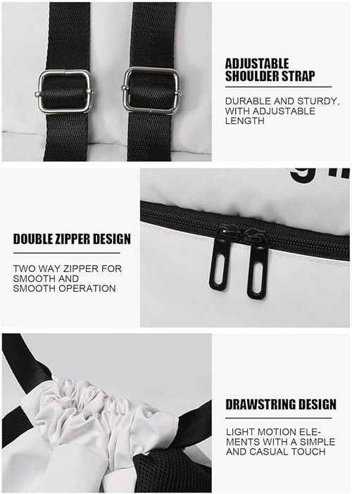 Wet and dry separation backpack