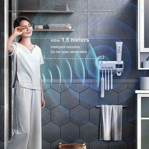 Toothbrush Holders And Automatic Toothpaste Dispenser