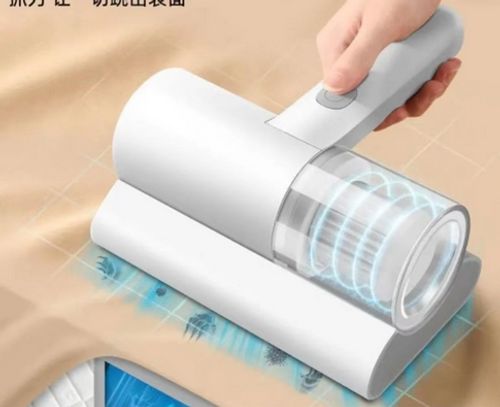 Handheld Mite Removal Machine Cordless Handheld Vacuum Cleaner USB Rechargeable Mite Remover Brush for Bed and Sofa Pillow
