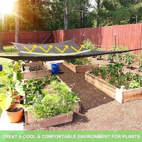 Outdoor courtyard shade net（3m*3m)