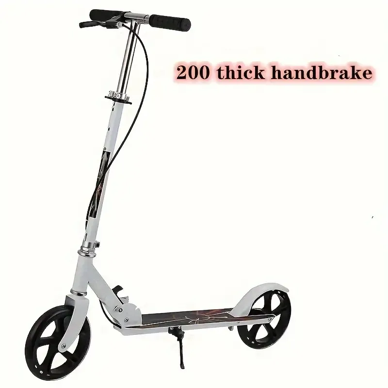 Children, teenagers, adults, scooters, city work, campus scooters, foldable two-wheelers brake scooter