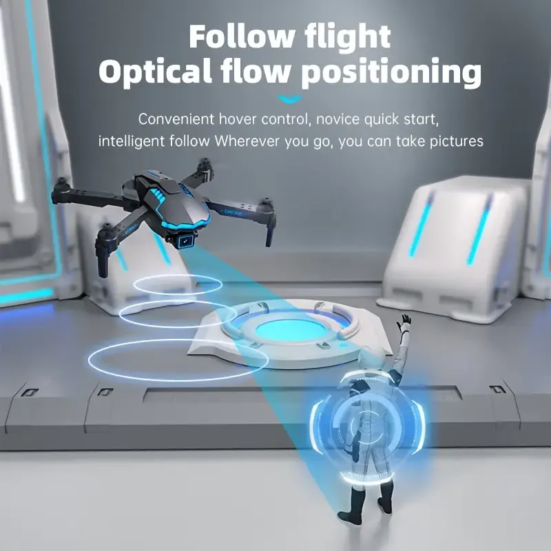 X6 drone high-definition aerial photography optical flow positioning 4k dual camera three-sided obstacle avoidance and fixed height remote control aircraft toy