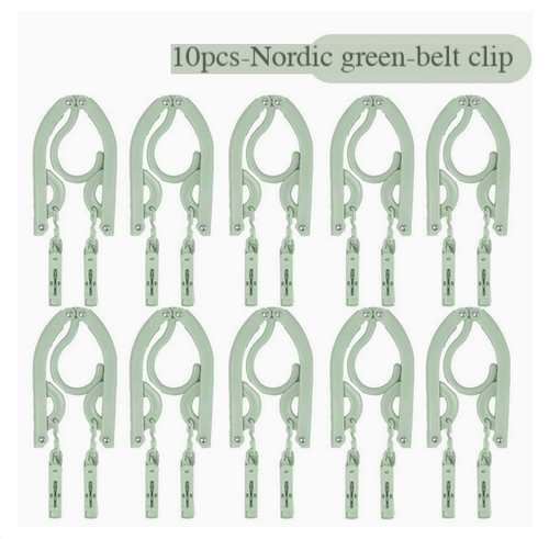 Multifunctional plastic foldable clothes hanger