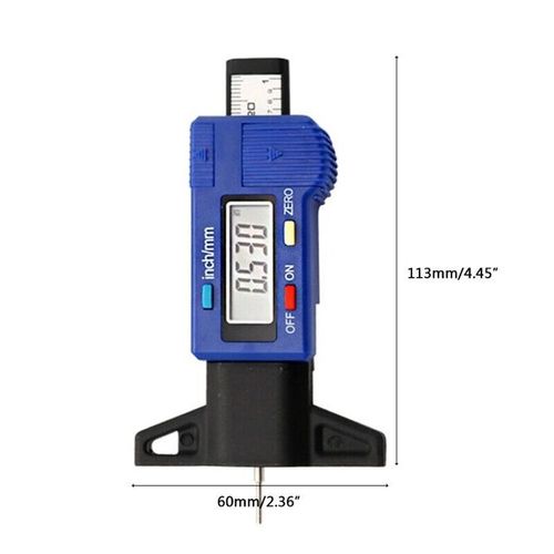 LCD Tire Thread Gauge Digital Tire Depth Gauge