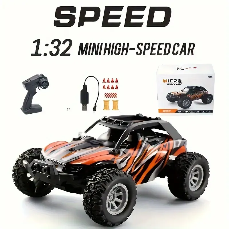 1:32 RC Car, Top Speed 20kmh, 2.4Ghz High-speed All-terrain Off-road Electric Toy Car, Ideal Gift for Boys And Girls, Christmas Gift