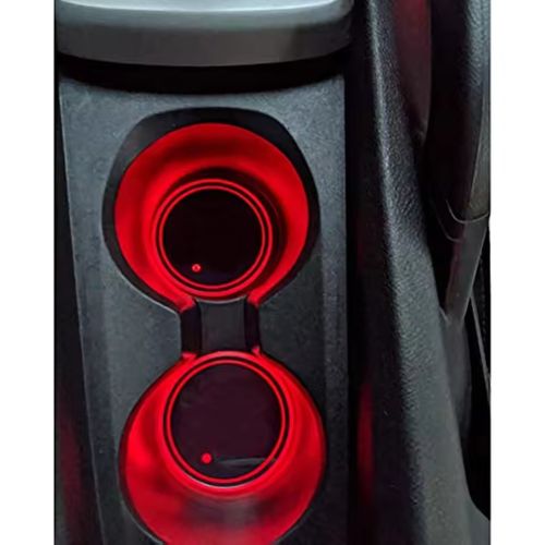 Decorative Lights 7 Colors LED Car Cup Holder Lights for Coasters
