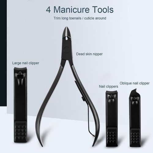 16pcs Nail Clipper Cutter Trimmer Ear Pick Grooming Kit