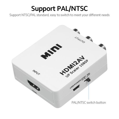 HDMI To AV Converter Digital Signal To RCA Video Converter