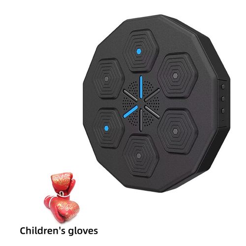 Wall Mounted Boxing Machine with LED Light and Bluetooth Music Electric Boxing Machine,Improve Hand-Eye Coordination and Relieve Stress,for Home Exercises,BoxingMachine