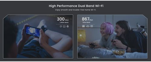 Tenda AC1200 Smart WiFi Router, High Speed Dual Band Wireless Internet Router with Smart APP, 4 x 100 Mbps Fast Ethernet Ports, Supports Guest WiFi, Access Point Mode, IPv6 and Parental Controls(AC6)