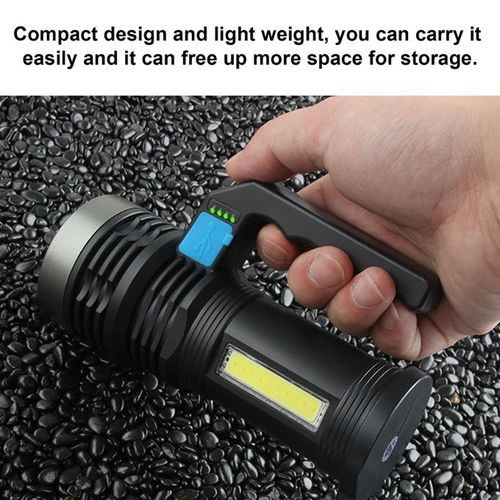 Strong Light Flashlight Rechargeable 1200 Capacity Battery