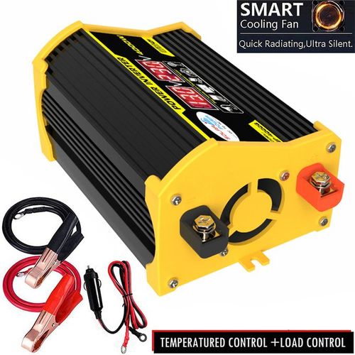 Power Inverter 4000W Peaks DC12V To AC220V Portable