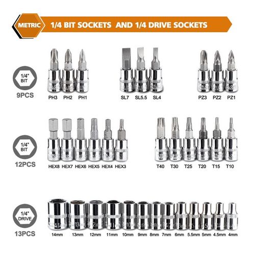 46pcs Professional Automotive Master Tool Kit