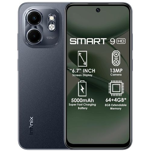 Infinix Smart 9HD 6.7 4GB RAM 64GB ROM Black