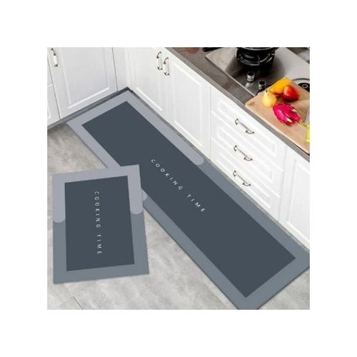 Elegant 2pcs Kitchen Mat Rug