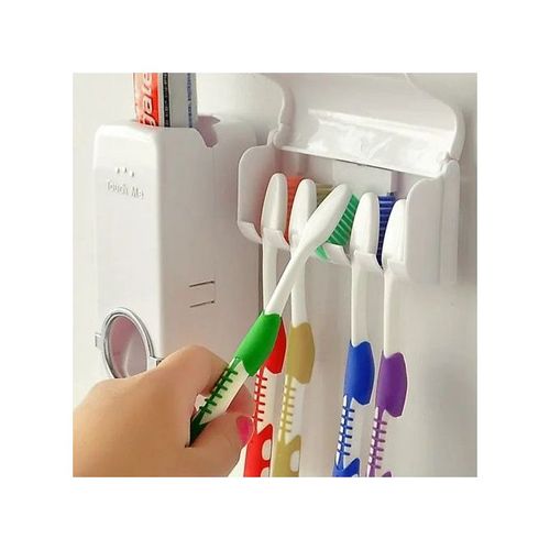 Toothbrush Holder And Automatic Toothpaste Dispenser