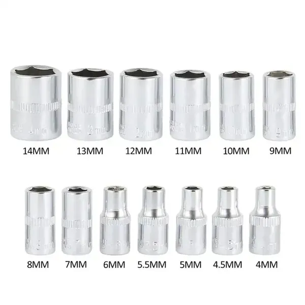 Set of 46pcs Manual Machine Auto Repair Combination Tool sets Hand Impact Spanner Small Socket Wrench set